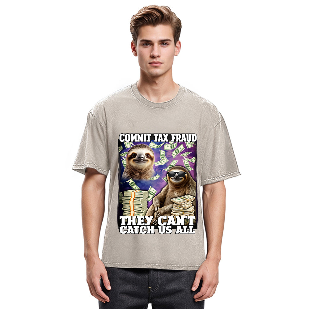 Tokyosol They Cant Catch Us All Washed T-Shirt