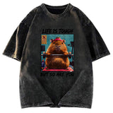 Tokyosol Withstand Tough Funny Washed T-Shirt