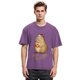 Tokyosol Capybaras Don't Worry Washed T-Shirt