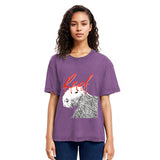 Tokyosol Whole Lotta Red Hip-Hop Capybara Washed T-Shirt