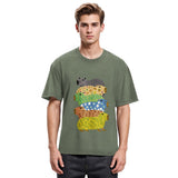 Tokyosol Colorful Capybaras Washed T-Shirt