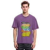 Tokyosol Colorful Capybaras Washed T-Shirt