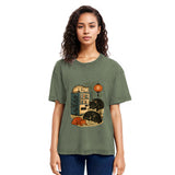 Tokyosol Japanese Vending Machine Cat Washed T-Shirt