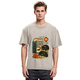 Tokyosol Japanese Vending Machine Cat Washed T-Shirt