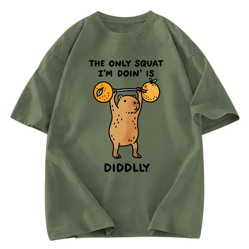 Tokyosol Diddly Capybara Washed T-Shirt