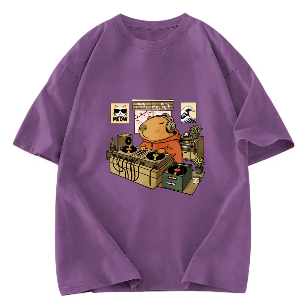 Tokyosol Capybara DJ Washed T-Shirt