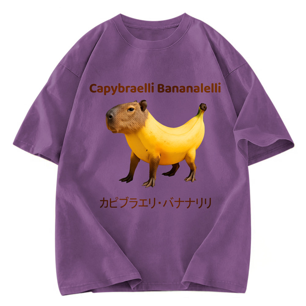 Tokyosol Capybraelli Bananalelli Washed T-Shirt