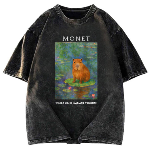 Tokyosol Monet's Capybara Washed T-Shirt