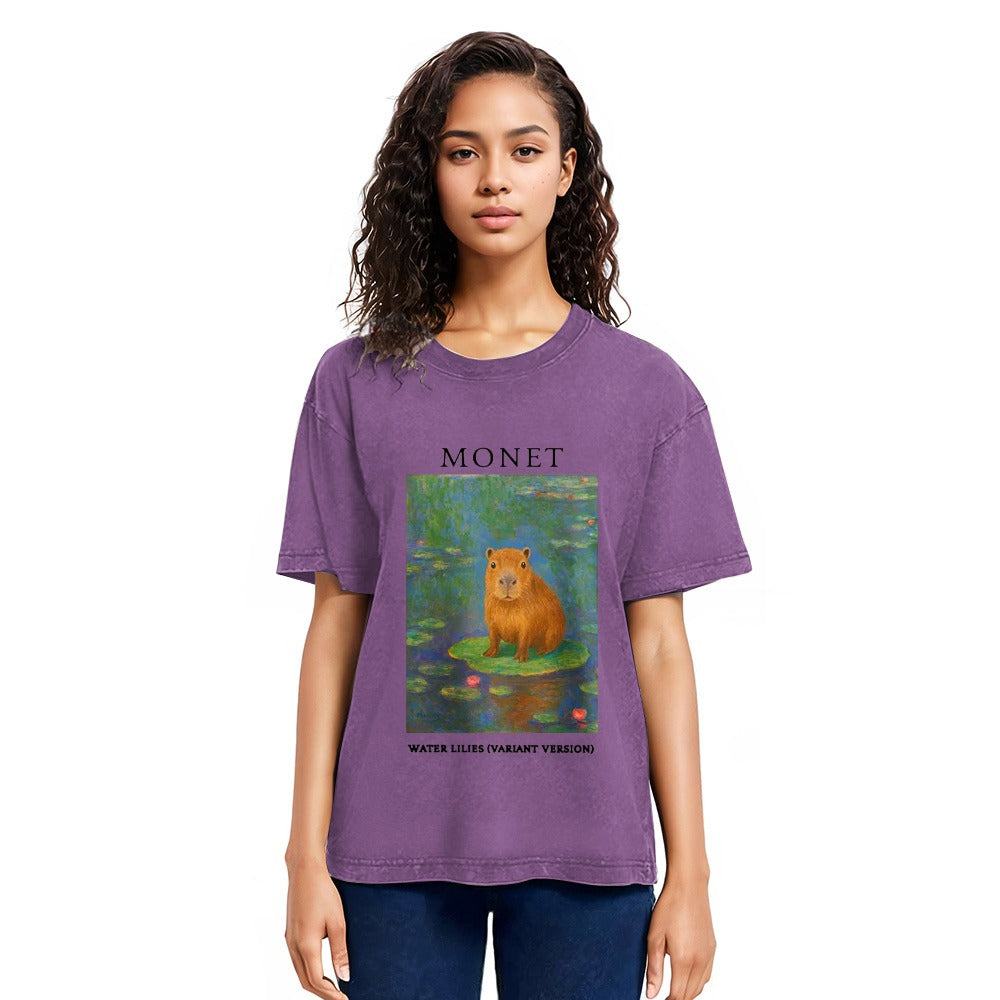 Tokyosol Monet's Capybara Washed T-Shirt
