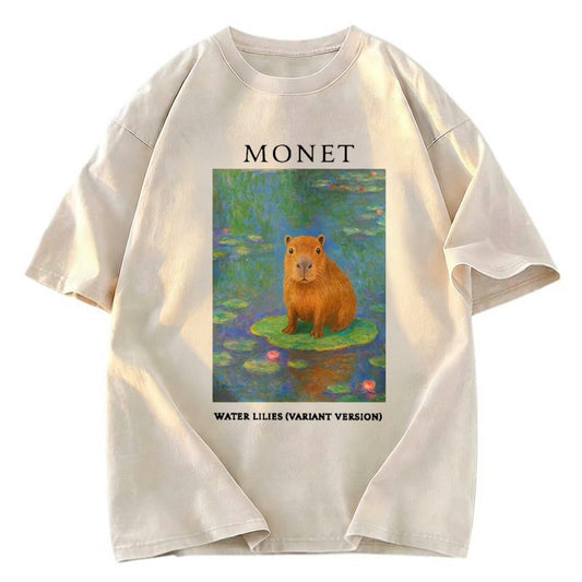 Tokyosol Monet's Capybara Washed T-Shirt