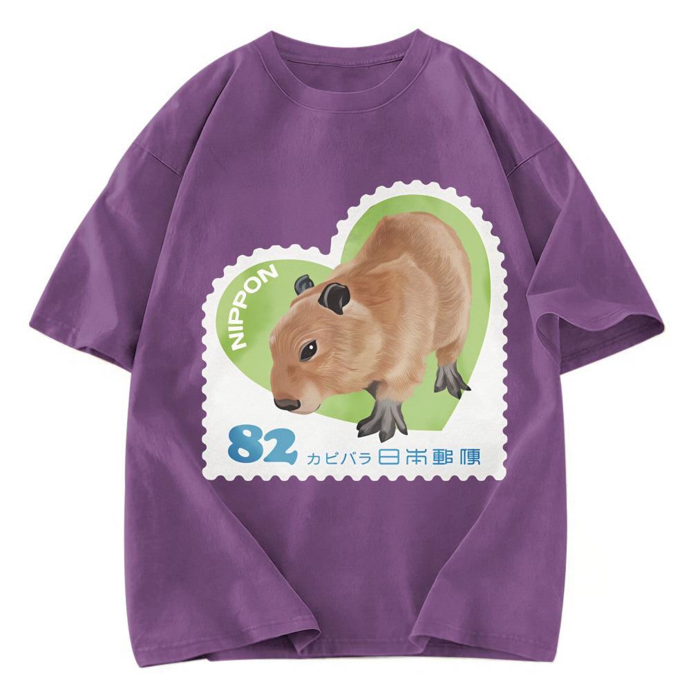 Tokyosol Japanese Capybara Washed T-Shirt