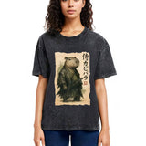 Tokyosol Capybara Samurai Washed T-Shirt