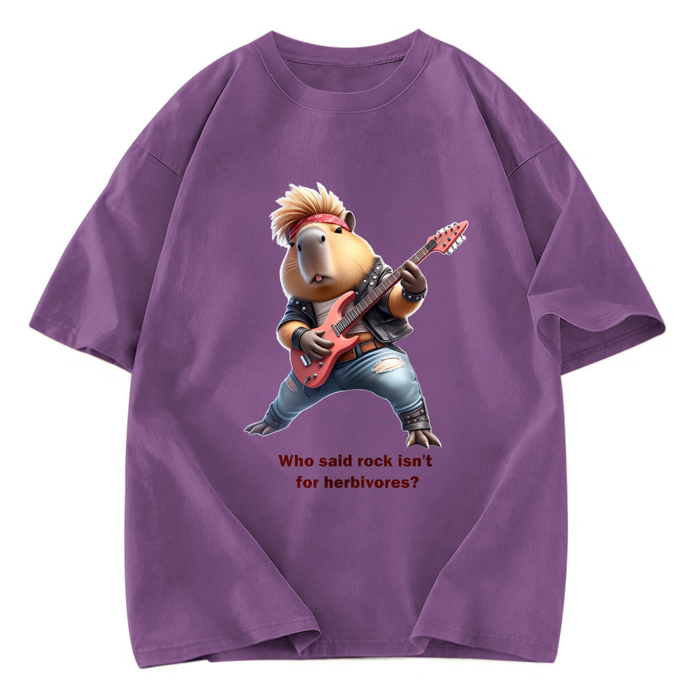 Tokyosol Capybara - Hard Rock Star Washed T-Shirt