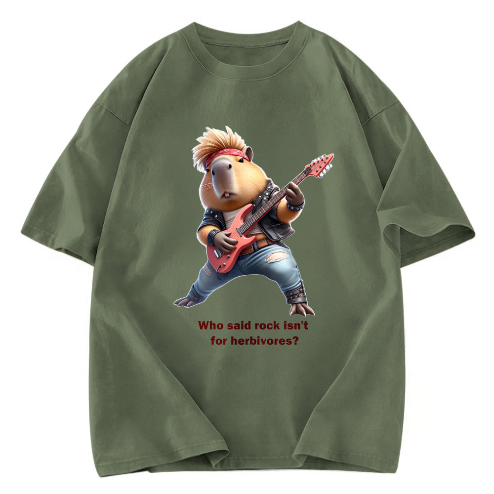Tokyosol Capybara - Hard Rock Star Washed T-Shirt