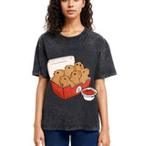 Tokyosol Capybara With Tomato Sauce Washed T-Shirt