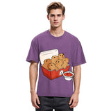 Tokyosol Capybara With Tomato Sauce Washed T-Shirt