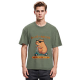 Tokyosol Osaka Capybara Scooter Washed T-Shirt