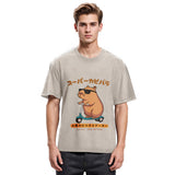 Tokyosol Osaka Capybara Scooter Washed T-Shirt