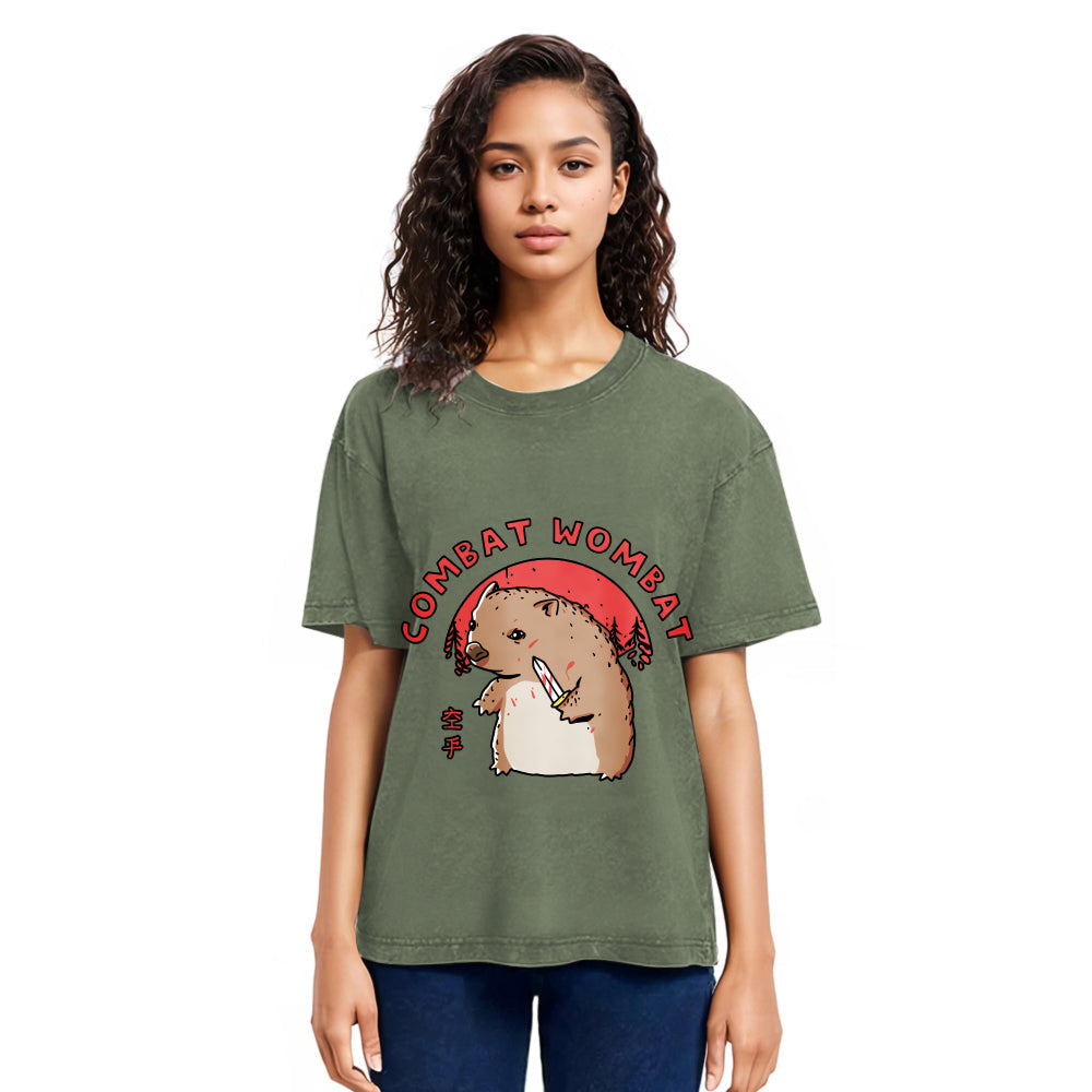 Tokyosol Combat Wombat Japan Washed T-Shirt