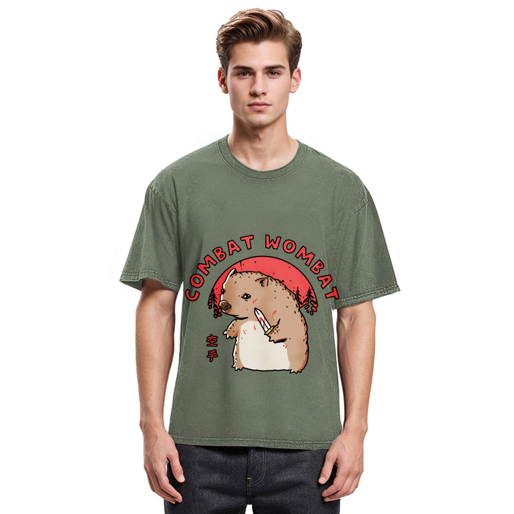 Tokyosol Combat Wombat Japan Washed T-Shirt