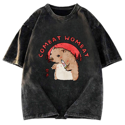 Tokyosol Combat Wombat Japan Washed T-Shirt