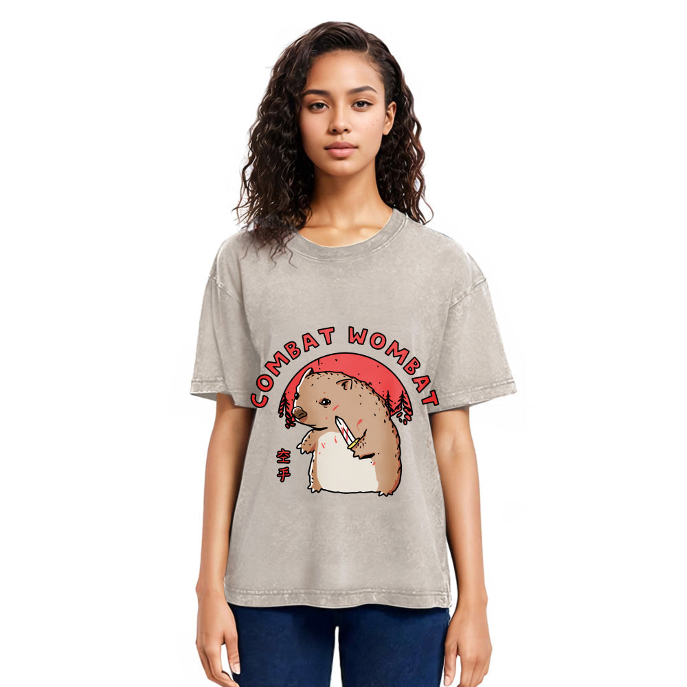 Tokyosol Combat Wombat Japan Washed T-Shirt