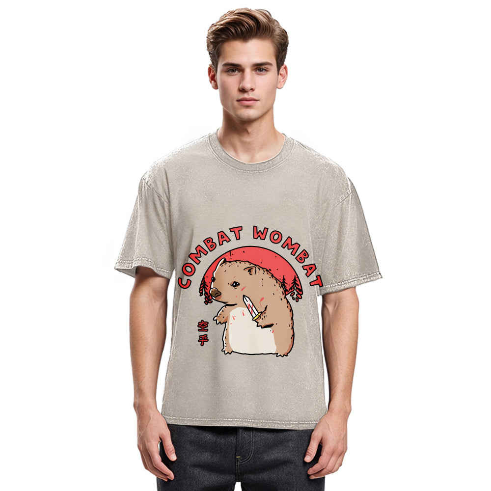 Tokyosol Combat Wombat Japan Washed T-Shirt
