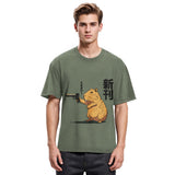 Tokyosol Capybara Holding A Gun Washed T-Shirt