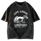 Tokyosol Live Laugh Lobotomy Washed T-Shirt