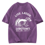 Tokyosol Live Laugh Lobotomy Washed T-Shirt