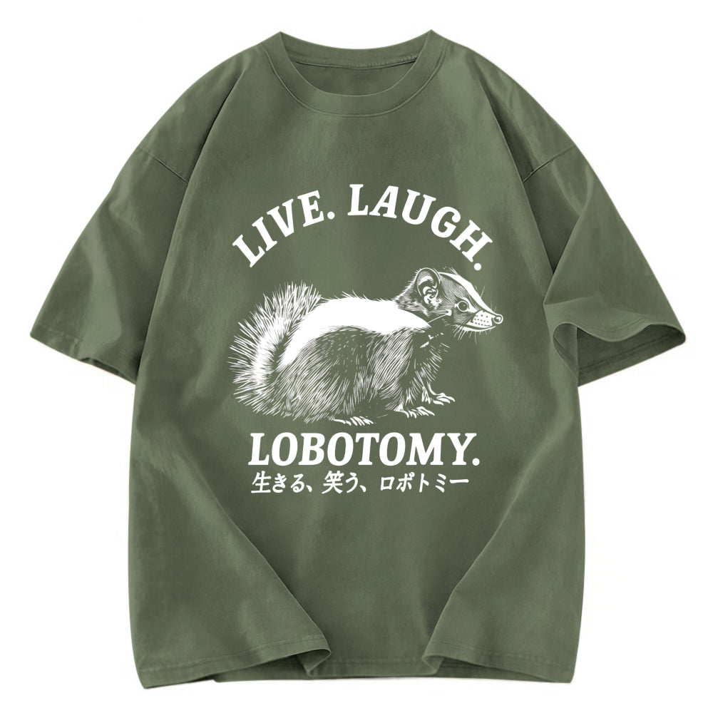 Tokyosol Live Laugh Lobotomy Washed T-Shirt