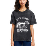 Tokyosol Live Laugh Lobotomy Washed T-Shirt