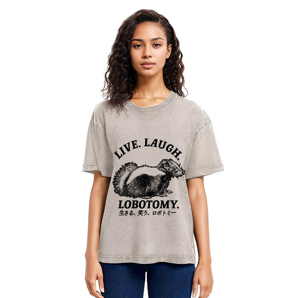 Tokyosol Live Laugh Lobotomy Washed T-Shirt