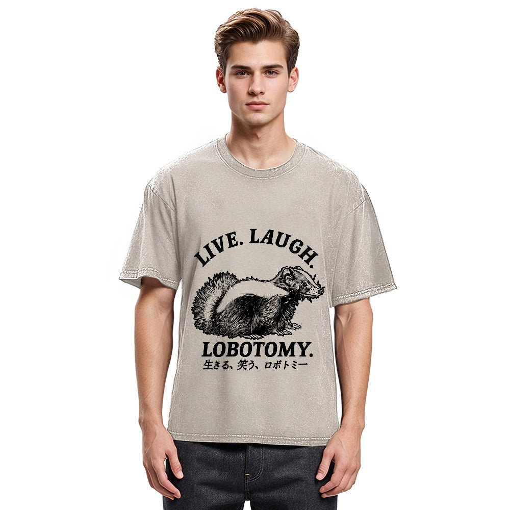 Tokyosol Live Laugh Lobotomy Washed T-Shirt