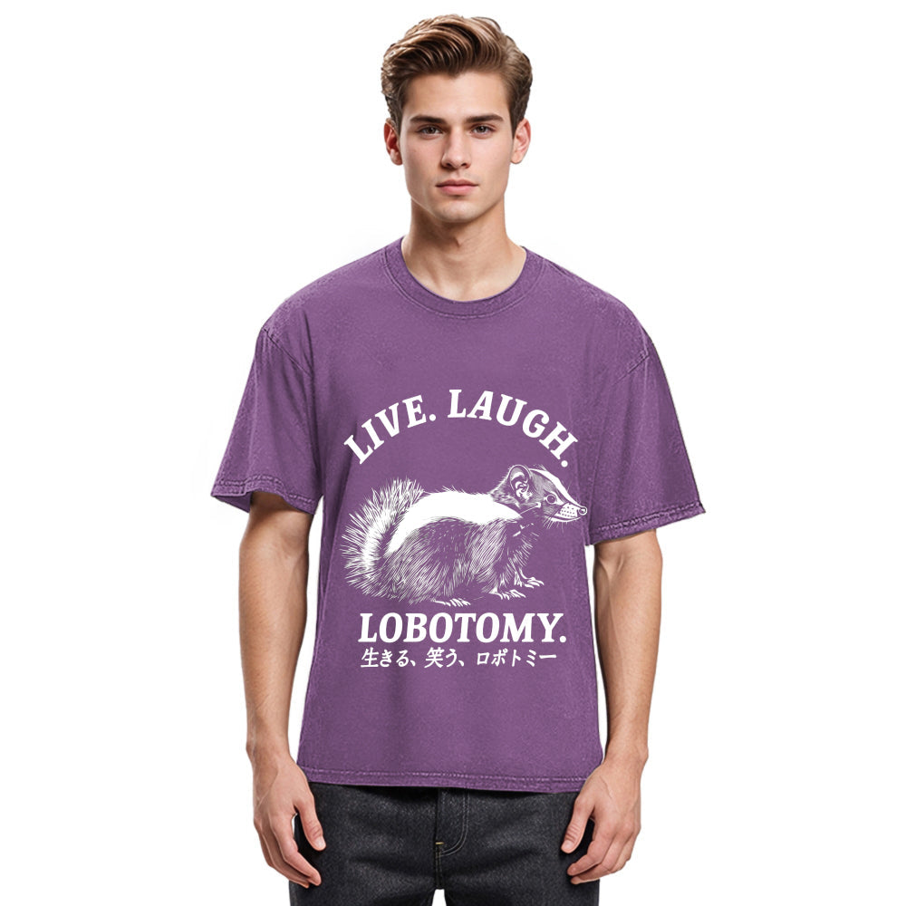 Tokyosol Live Laugh Lobotomy Washed T-Shirt