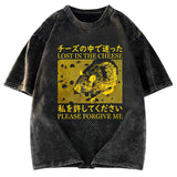 Tokyosol Lost in the Cheese Please Forgive Me Washed T-Shirt