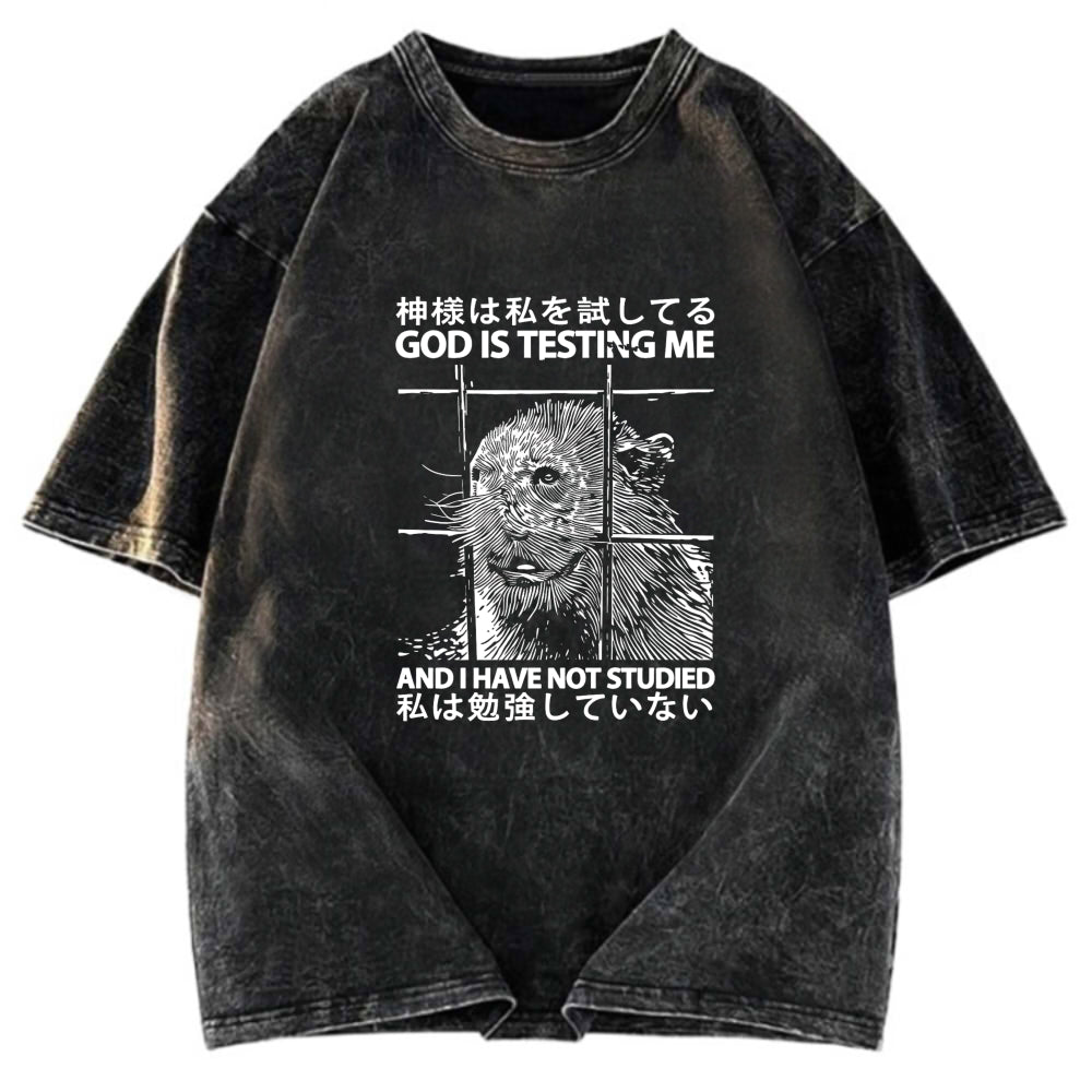 Tokyosol God Is Testing Me Classic T-Shirt