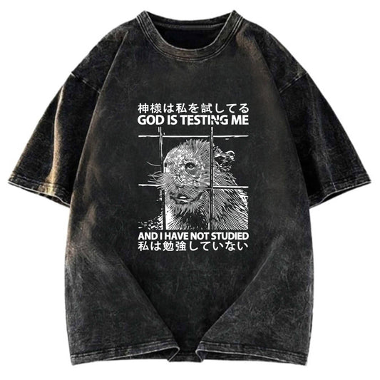 Tokyosol God Is Testing Me Classic T-Shirt