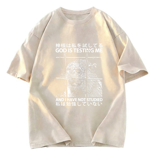 Tokyosol God Is Testing Me Classic T-Shirt