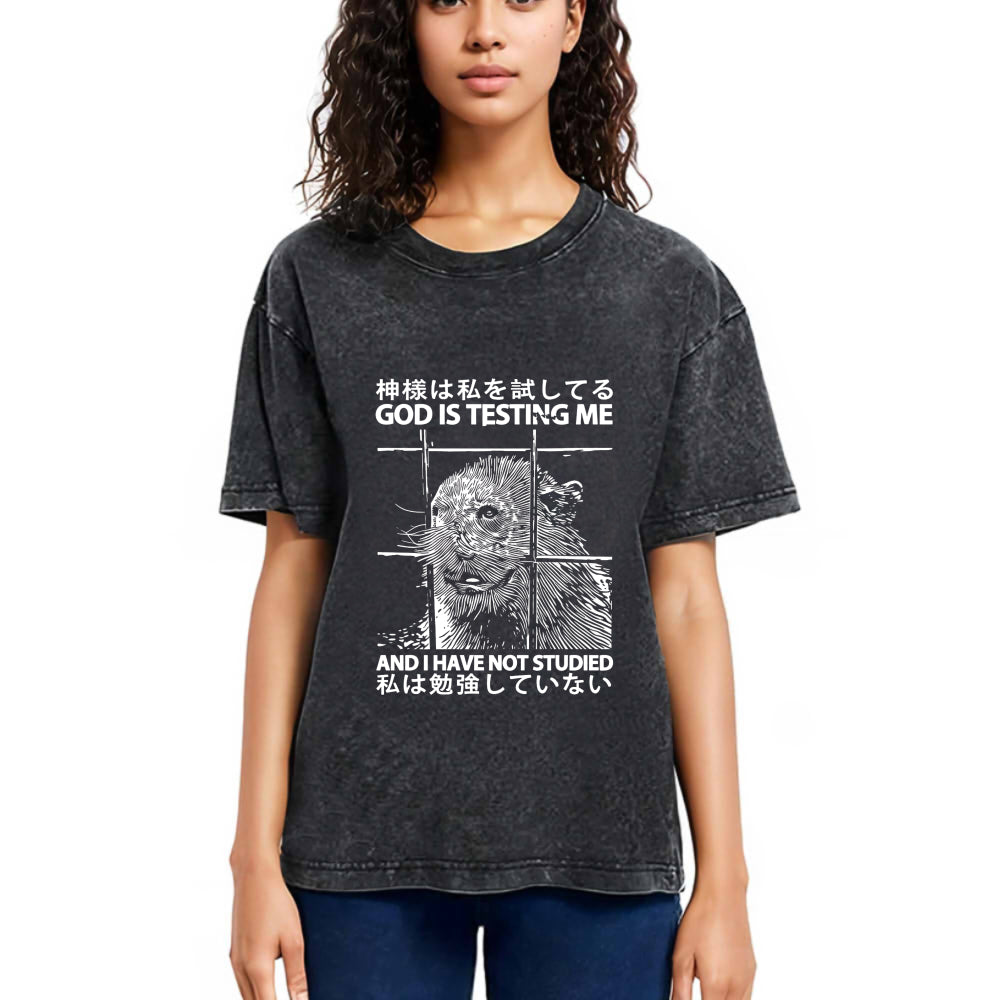 Tokyosol God Is Testing Me Classic T-Shirt