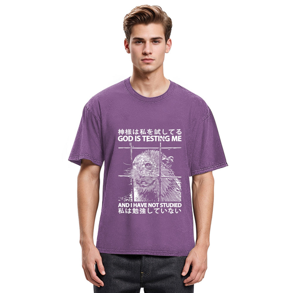 Tokyosol God Is Testing Me Classic T-Shirt