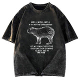 Tokyosol Stupid Capybara Washed T-Shirt