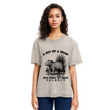 Tokyosol Capybara Doing Its Best Washed T-Shirt
