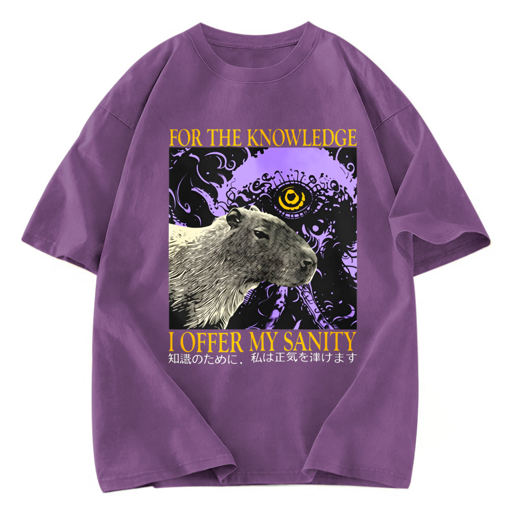 Tokyosol I Offer My Sanity Vintage Japanese Capybara Washed T-Shirt