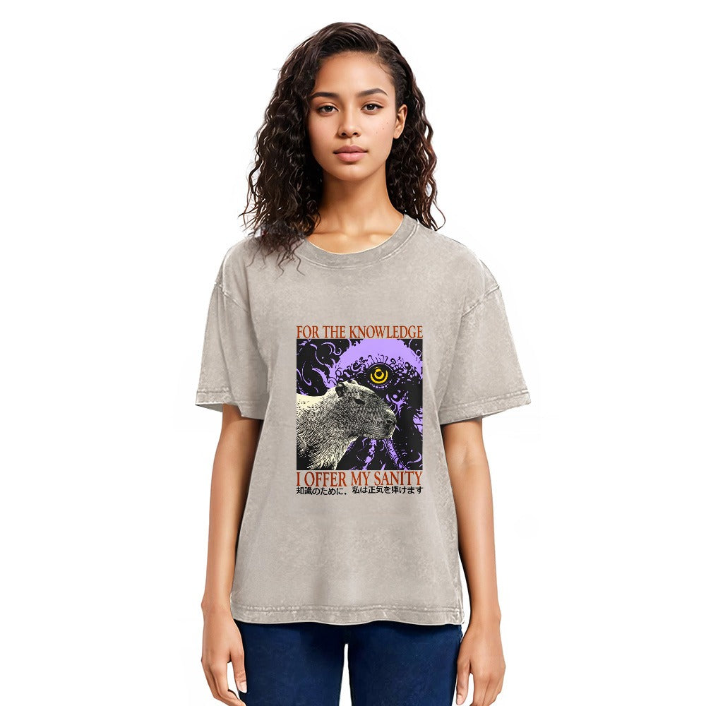 Tokyosol I Offer My Sanity Vintage Japanese Capybara Washed T-Shirt