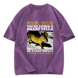 Tokyosol Japanese Smart Fella Capybara Washed T-Shirt