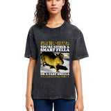Tokyosol Japanese Smart Fella Capybara Washed T-Shirt
