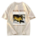 Tokyosol Japanese Smart Fella Capybara Washed T-Shirt