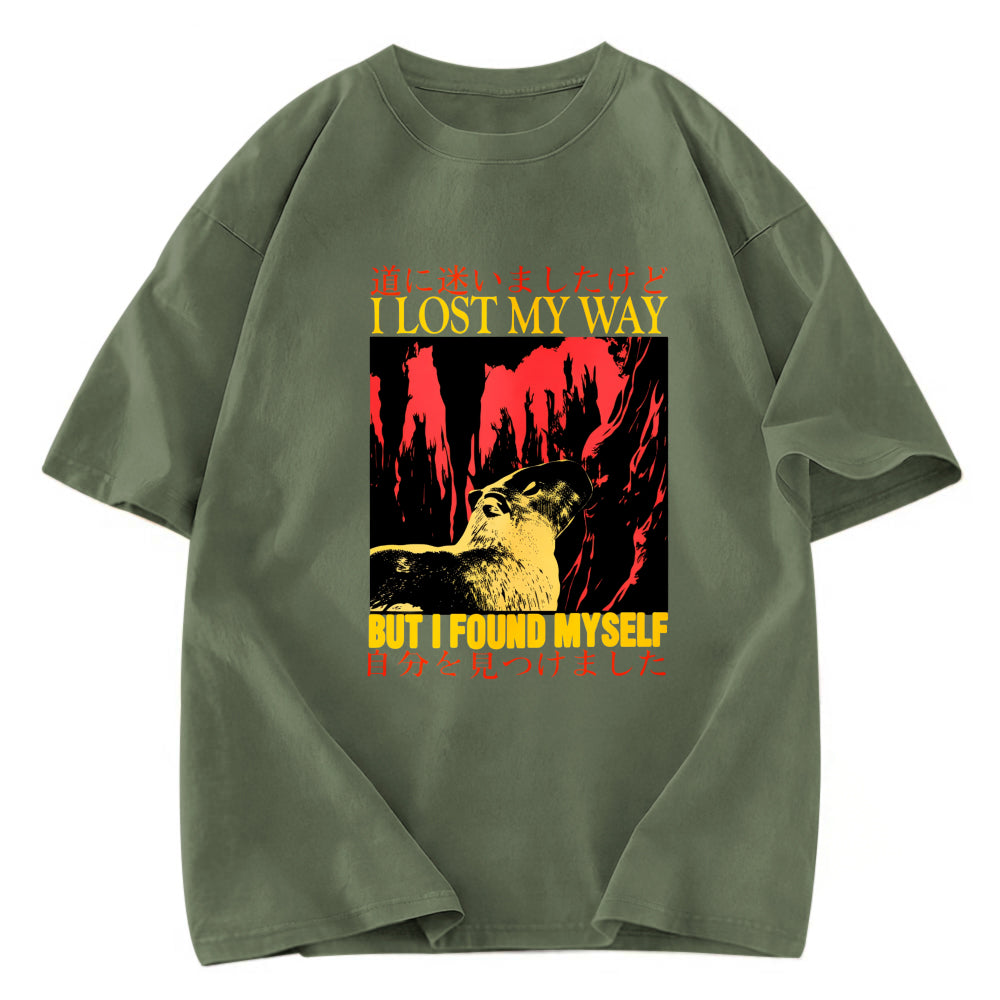 Tokyosol I Lost My Way Capybara Washed T-Shirt