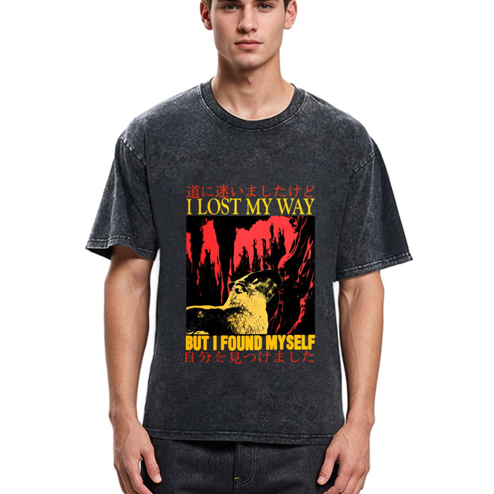 Tokyosol I Lost My Way Capybara Washed T-Shirt